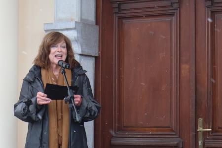 Odkritje doprsnega kipa dr Alfreda Šerka 05 Foto Ljubo Vukelič
